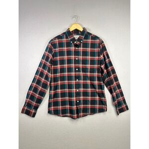 Goodfellow Co Plaid Button Up Shirt‎ Men's Long Sleeve Slim Fit Casual